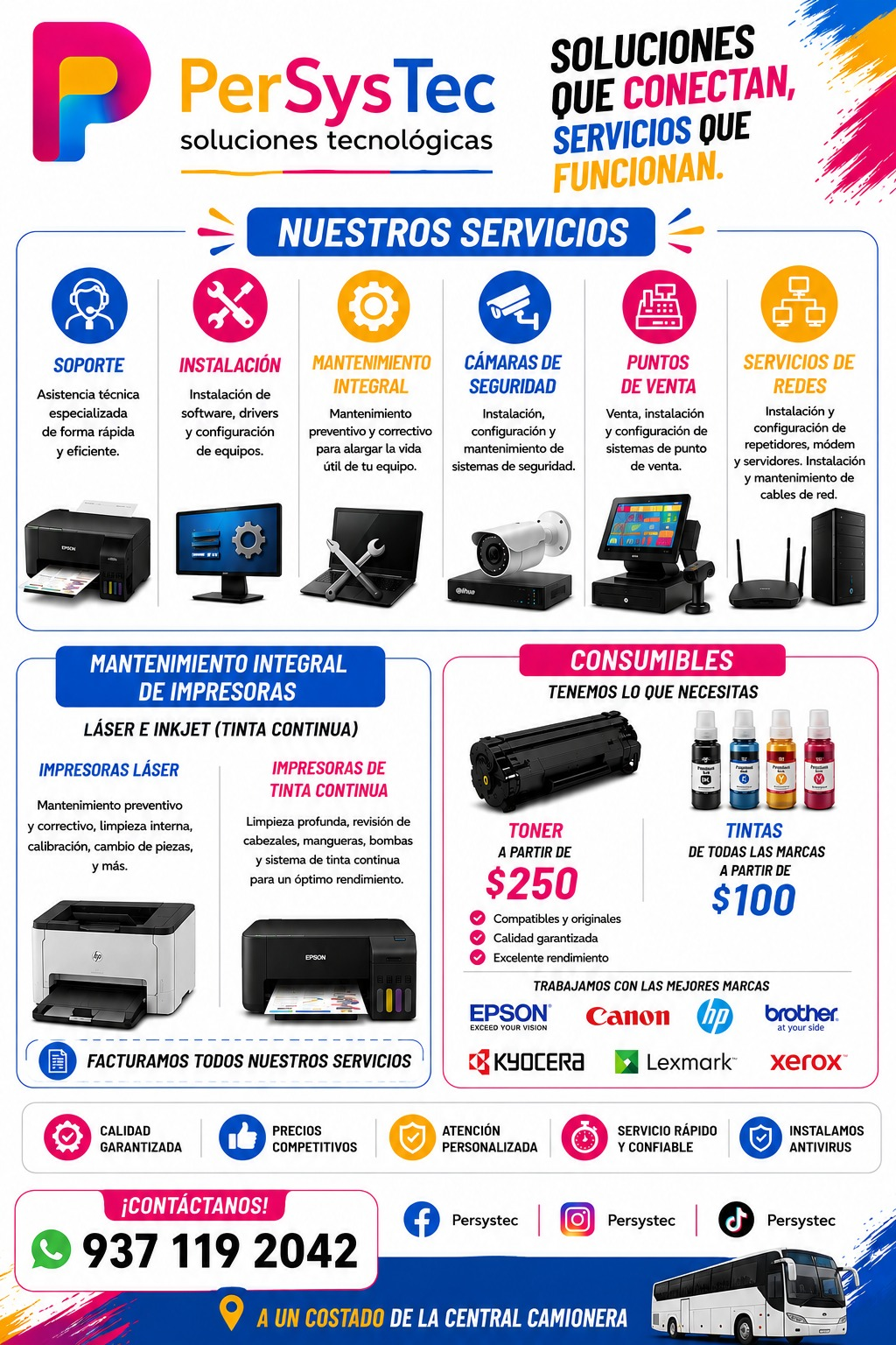Servicios generales de PerSysTec